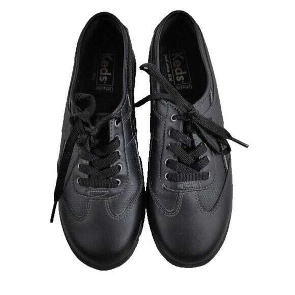 Keds  Ortholite Memory Foam Craze T-Toe Black WH53365 Women's Shoe Size 7.5 - Picture 2 of 10